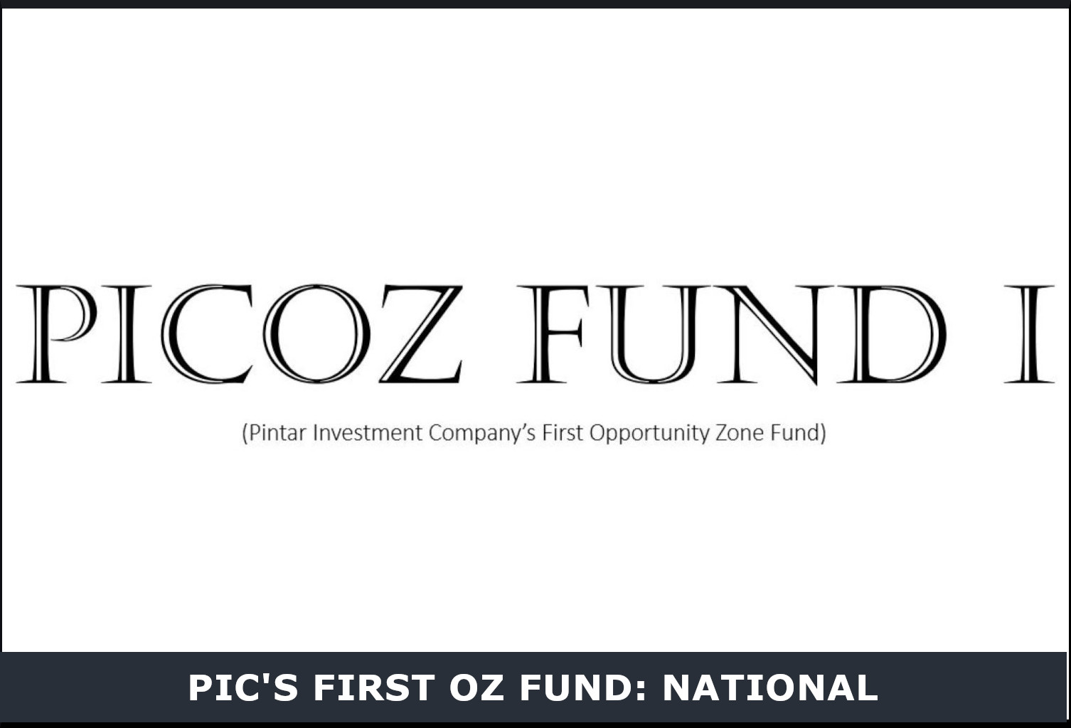 PICR Fund I | Pintar Investment Company